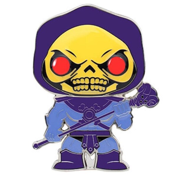 Masters Of The Universe #06 Skeletor w/Glow Eyes 10cm Pop! Enamel Pin/Badge 12y+