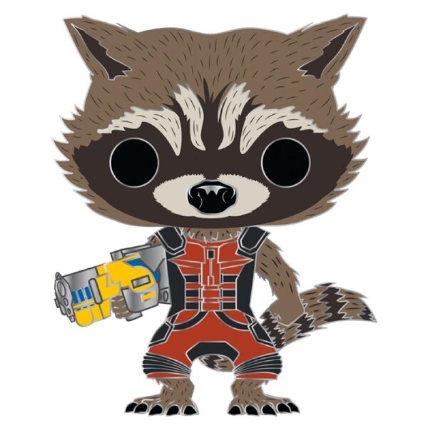 Marvel Guardians Of The Galaxy 2 #10 Rocket Raccoon 10cm Pop! Enamel Pin/Badge