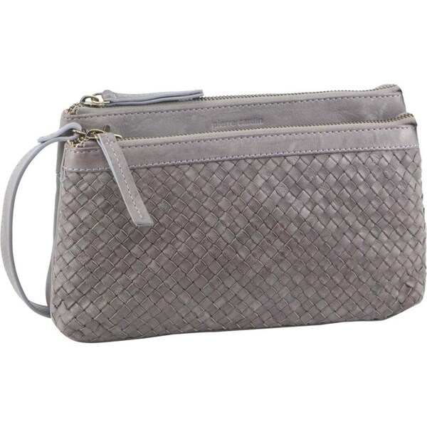 Pierre Cardin Woven Ladies Crossbody/ Clutch Bag - Sky Blue