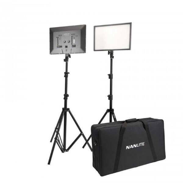 Nanlite Lumipad 25 Soft LED panel twin kit with light stands