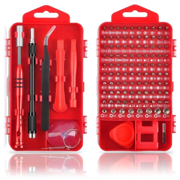 TOPEX 112Pcs Precision Screwdriver Set Screw Driving Bit Repair Tools Kit