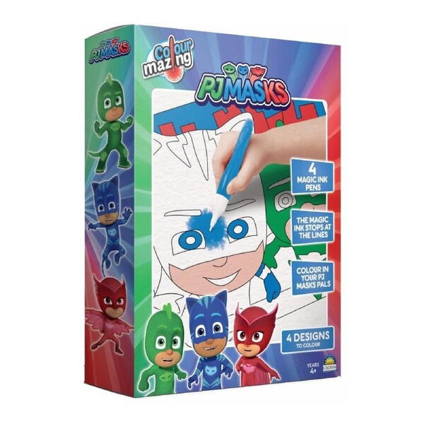 Colour Mazing Magic Ink Pen Set - PJ Masks