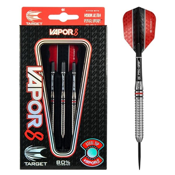 Target Vapor 8 80% Tungsten Steel Tip Darts 23 Gram