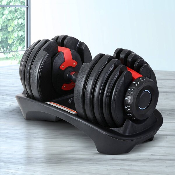 24kg Everfit Dumbbells Adjustable