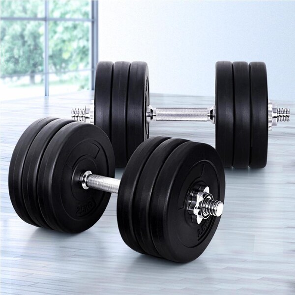 35kg Everfit Dumbbells Set Weight Plates