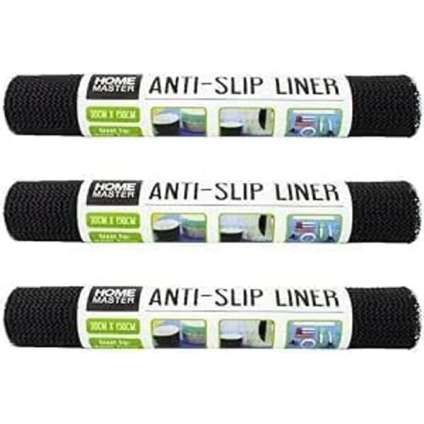 Ozoffer 3 Rolls Anti Non Slip Grip Mat Rug Kitchen Drawer Cupboard Tool Underlay Liner