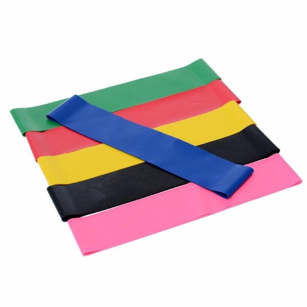 Ozoffer 6PCS Resistance Bands Strength Arms Legs Exercise Fitness Gym Crossfit Yoga