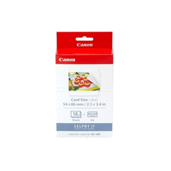 CANON Canon Selphy Card Size Label Ink & Paper Pack KC-18IF