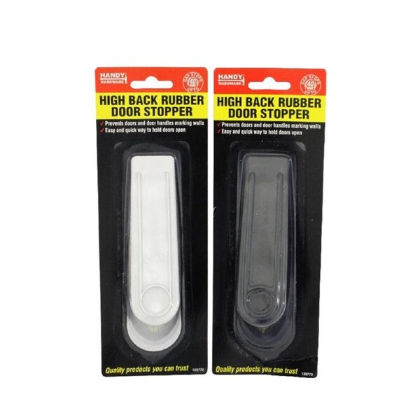 Ozoffer 3 pcs Home Door Wedge Rubber Stop Stoppers Non Slip Tool Wall Guard Jammer Protector