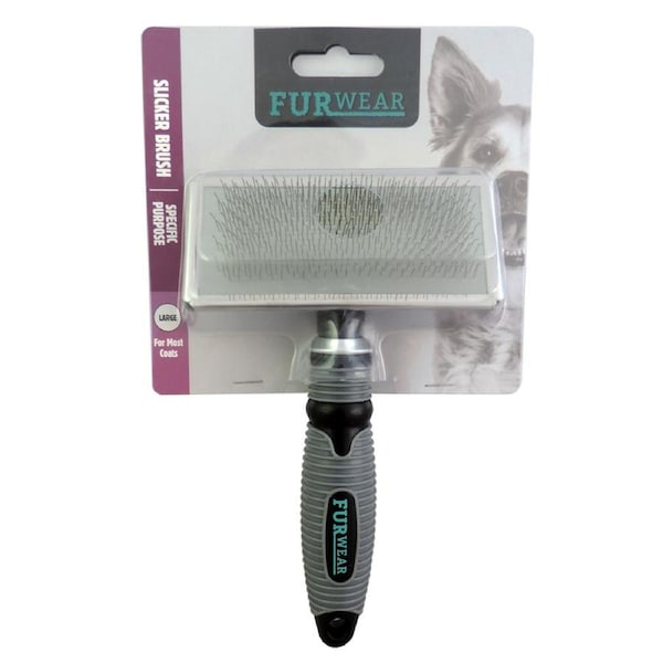 Furwear Slicker Brush For Pets/Dogs Most Coat Types Deshedding/Grooming Large GR