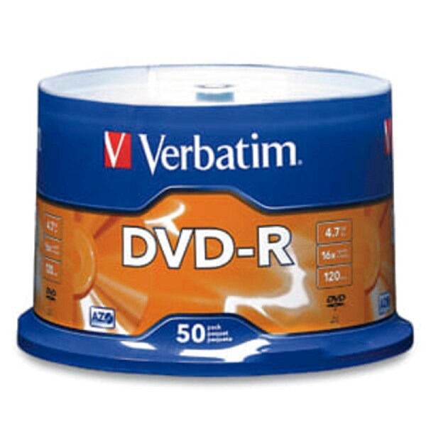 Verbatim 16x DVD-R Media 4.7 GB 50 pc(s) [95101]