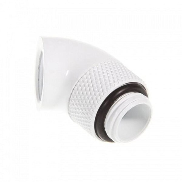 Bitspower G1/4" Deluxe White Rotary 60-Degree IG1/4" Extender [BP-DW60R]