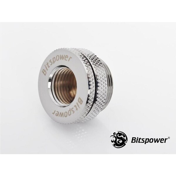 Bitspower G1/4" Silver Shining Case Top Water-Fill SET [BP-WTP-C04]