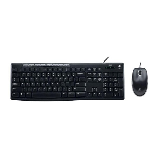 Logitech MK200 Media Corded Keyboard and Mouse Combo [920-002693]