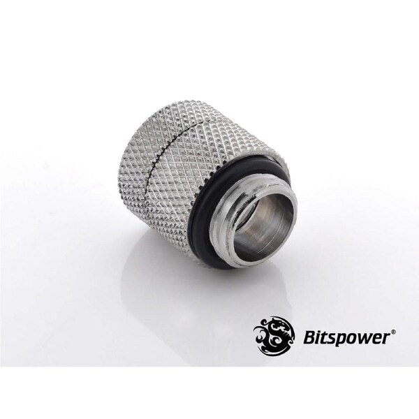 Bitspower G1/4" Silver Shining Anti-Twist Adapter [BP-DR-C]