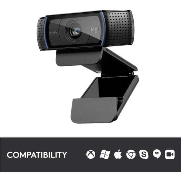 Logitech C920e HD Webcam - Black [960-001086]