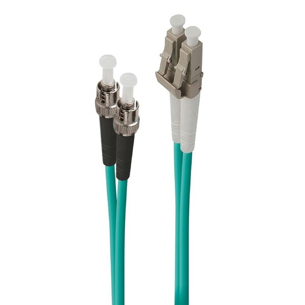 Alogic 1m LC-ST 40G/100G Multi Mode Duplex LSZH Fibre Cable 50/125 OM4 [LCST-01-OM4]