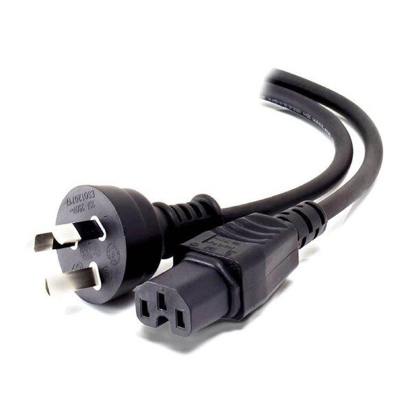 Alogic 1m Aus 3 Pin Mains Plug to IEC C15 High Temperature Male to Female [MF-3PC15-01]