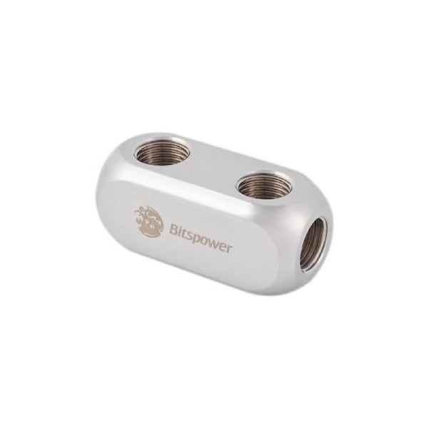 Bitspower Silver Shining Multi-S Block (Inner G1/4"X6) [BP-MTSMB]