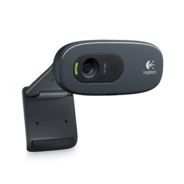 Logitech C270 HD Webcam 720P with Build In MIC USB Plug n Play [960-000584]