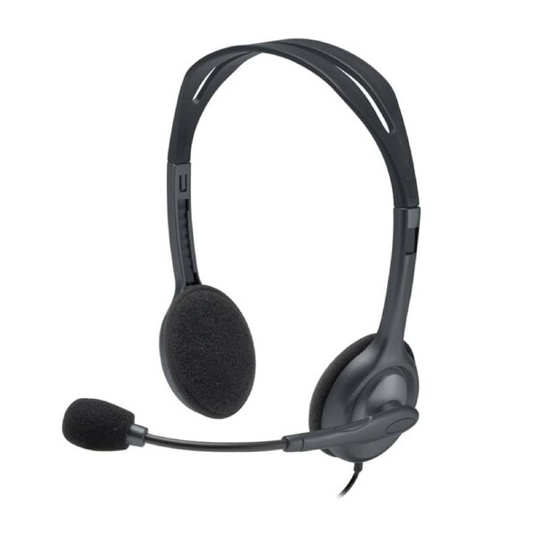 Logitech H111 Affordable Multi-Device Stereo Headset - 4 Pole 3.5mm [981-000612]