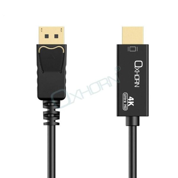 Oxhorn DisplayPort to HDMI Cable 4k - 1.8m [CB-DP-HDMI-02]