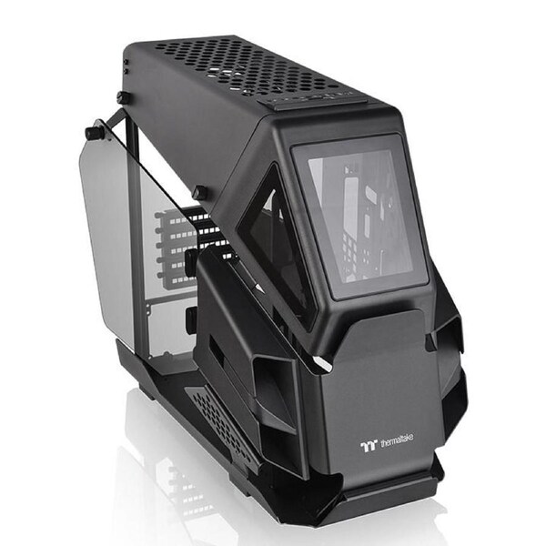 Thermaltake AH T200 Tempered Glass Panels Micro-ATX Computer Case - Black [CA-1R4-00S1WN-00]