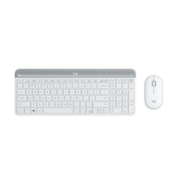 Logitech MK470 Slim Wireless Combo - White [920-009183]