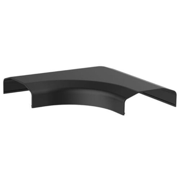 Brateck Plastic Cable Cover Joint L Shape - Black [CC07-J2-B]