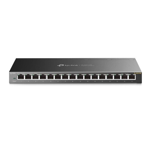 TP-Link TL-SG116E 16-Port Gigabit Unmanaged Pro Desktop Switch