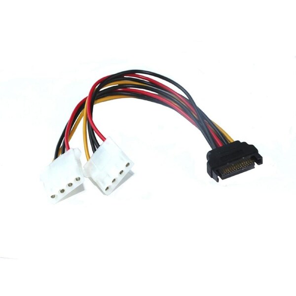 20CM SATA M To 2 X Molex Power [CB-PS-92]
