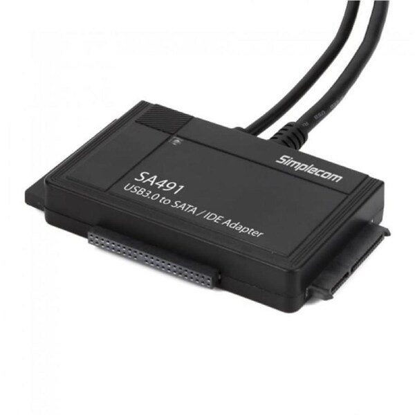 Simplecom 3-IN-1 USB 3.0 to SATA/IDE Power Supply Adapter [SA491]