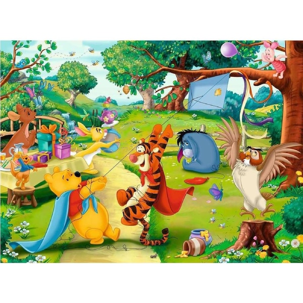Ravensburger - Disney Pooh to the Rescue Puzzle 100pc
