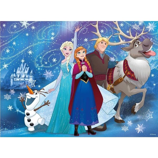 Ravensburger - Disney Frozen Glittery Snow Puzzle 100pc