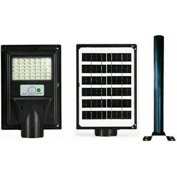 Ozoffer Solar Street LED Light Radar Sensor Remote Outdoor Garden Yard Flood Wall Lamp 160W