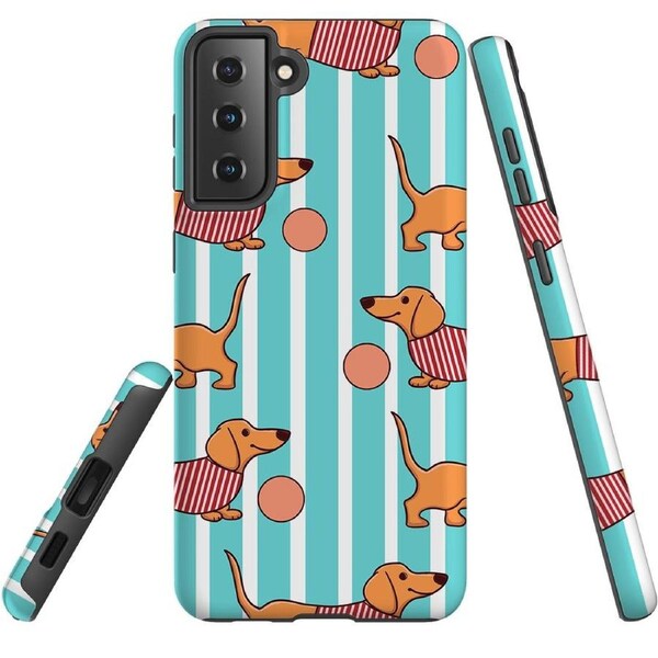 For Samsung Galaxy S22 Case, Armour Cover, Cute Puppies