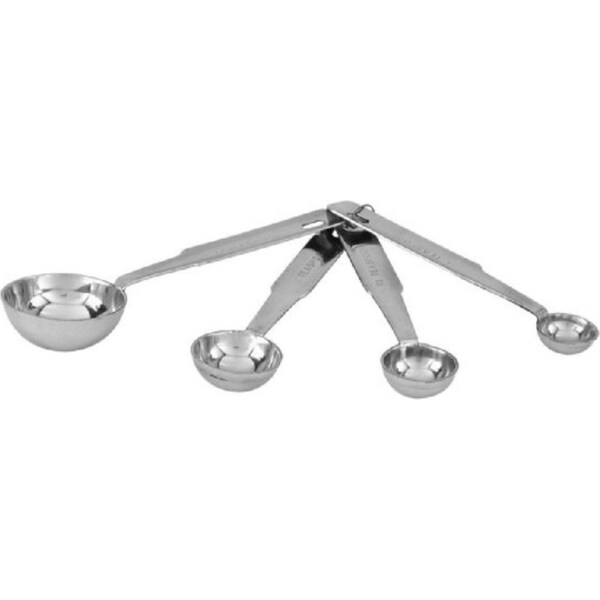 Trenton Stainless Steel Round Measuring Spoons Set 4