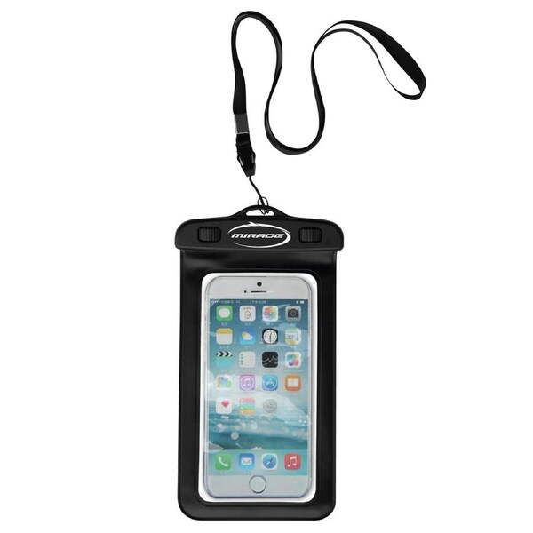 Mirage Universal Pouch/Waterproof Bag Case For Mobile Phone/Smartphones Black