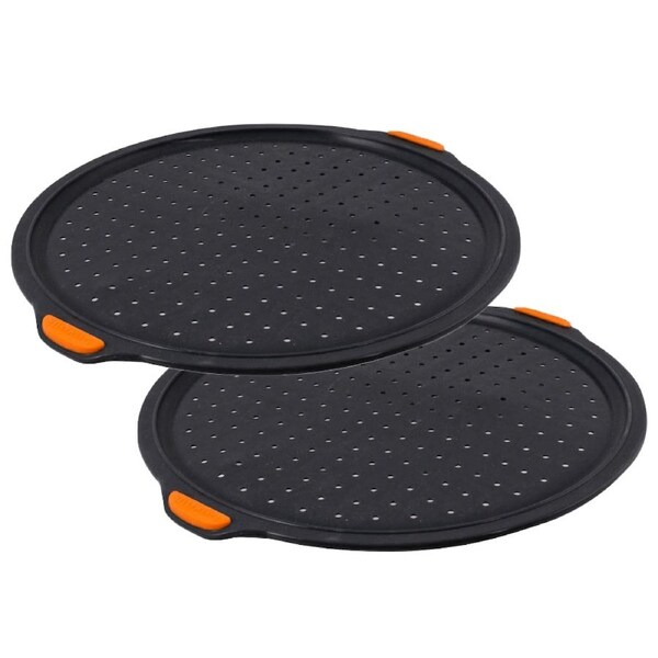 Bakemaster Silicone Pizza Tray 32cm - 2pc