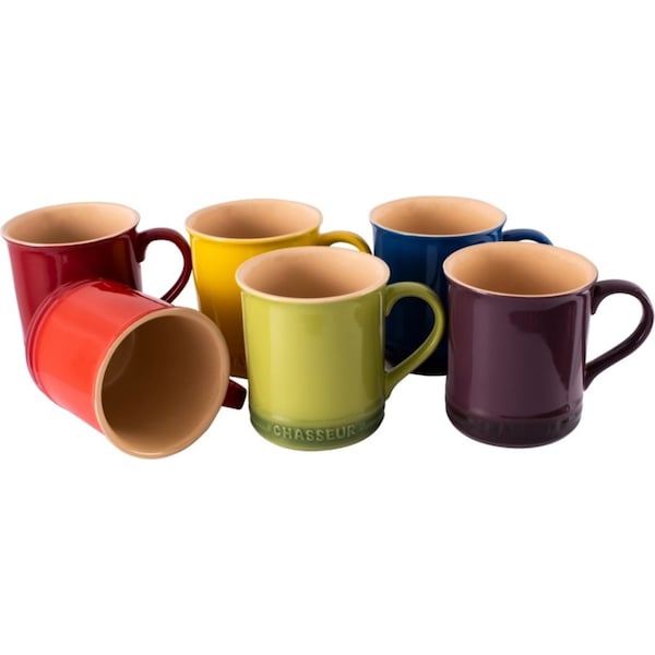 Chasseur Macaron Vivid 6 Piece Mug Set