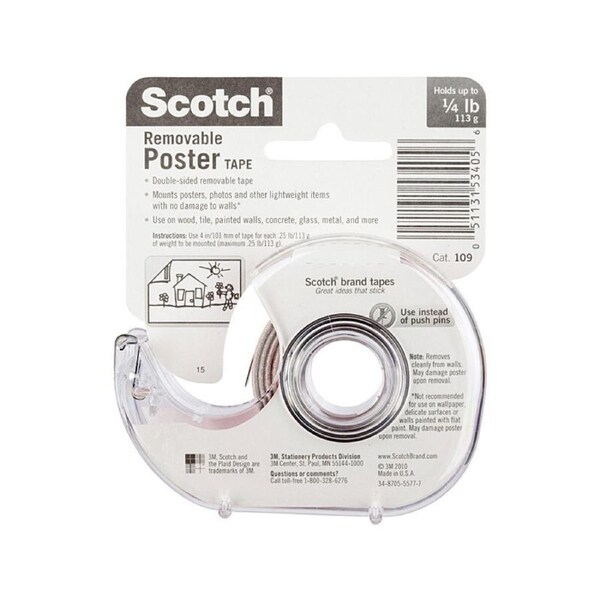 SCOTCH Poster Tape 109 19mm Box of 6