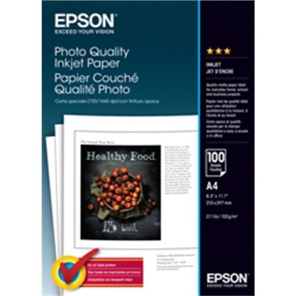 EPSON PHOTO QUALITY INKJET PAPER 100 SHEETS REPLACES S041061