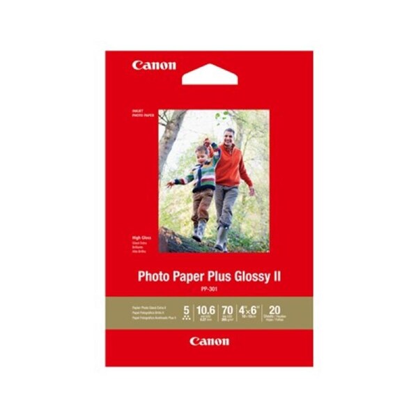 CANON CANON PP3014X6-20 20 SHTS 260 GSM PHOTO PAPER PLUS GLOSSY II