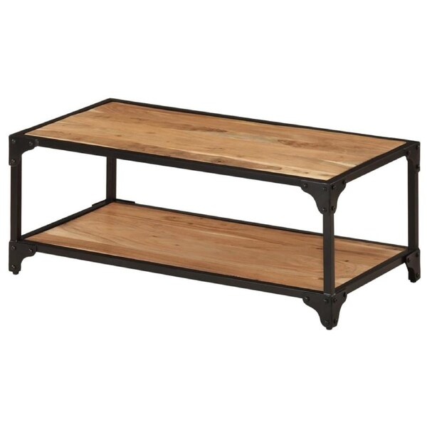 Coffee Table 90x45x35 cm Solid Acacia Wood vidaXL