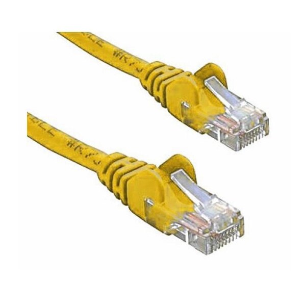 8ware CAT5e Cable 2m - Yellow Color Premium RJ45 Ethernet Network LAN UTP Patch Cord 26AWG CU Jacket