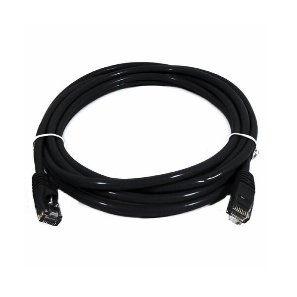 8Ware CAT6A Cable 0.25m (25cm) - Black Color RJ45 Ethernet Network LAN UTP Patch Cord Snagless