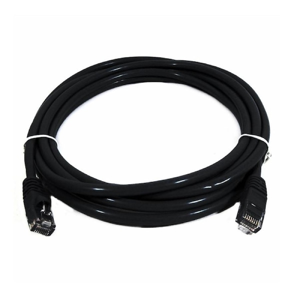 8Ware CAT6A Cable 1m - Black Color RJ45 Ethernet Network LAN UTP Patch Cord Snagless