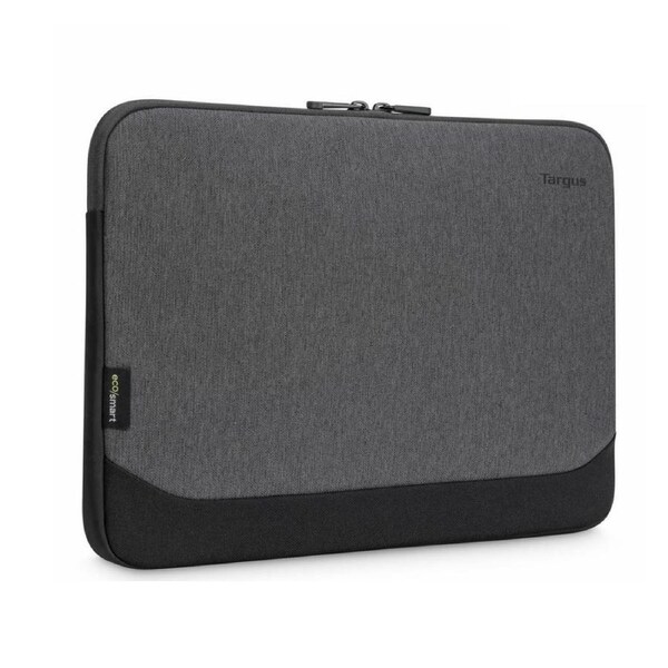 Targus 13-14' Cypress EcoSmart Sleeve Bag for Laptop Notebook Tablet - Fits 13' 13.3' 14', Made with 3 Recycled Water Bottles - Grey