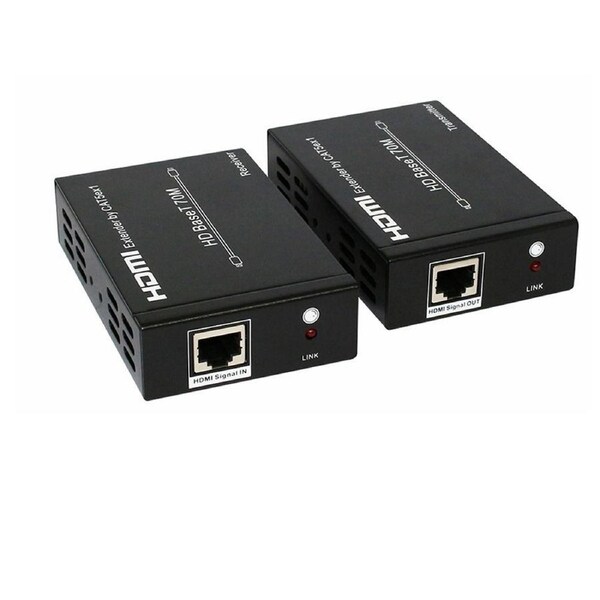 Astrotek HDMI Extender over RJ45 CAT5 CAT6 LAN Ethernet Network Converter Splitter for Foxtel Support 40m 4Kx 2K@30hz or 70m 1080p - a pair