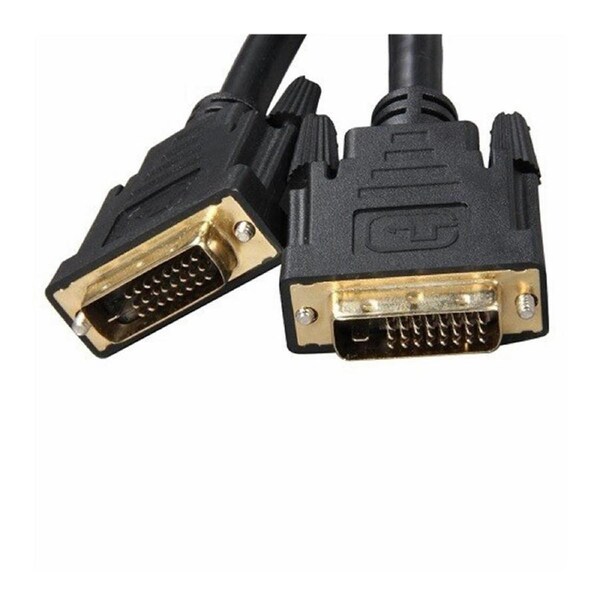 8Ware DVI-D Dual-Link Cable 5m - Male to Male 25-pin 28 AWG for PS4 PS3 Xbox 360 Monitor PC Computer Projector DVD